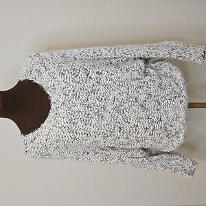 Pink Lily - Black/White Knit Sweater - Size Small